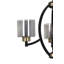 Rivera 3 - Light Shaded Chandelier-930091233-930091232