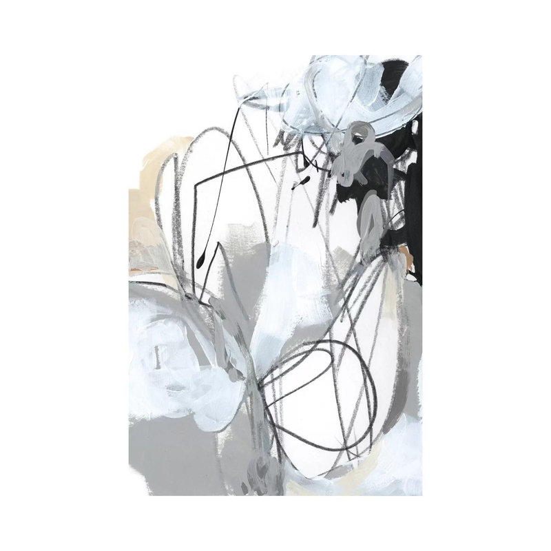 Tangled Threads I by June Erica Vess - Wrapped Canvas Painting, 20.32 cm H x 30.48 cm W