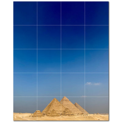 Famous Places Photo 6'' x 6'' Satin Ceramic Decorative Mural