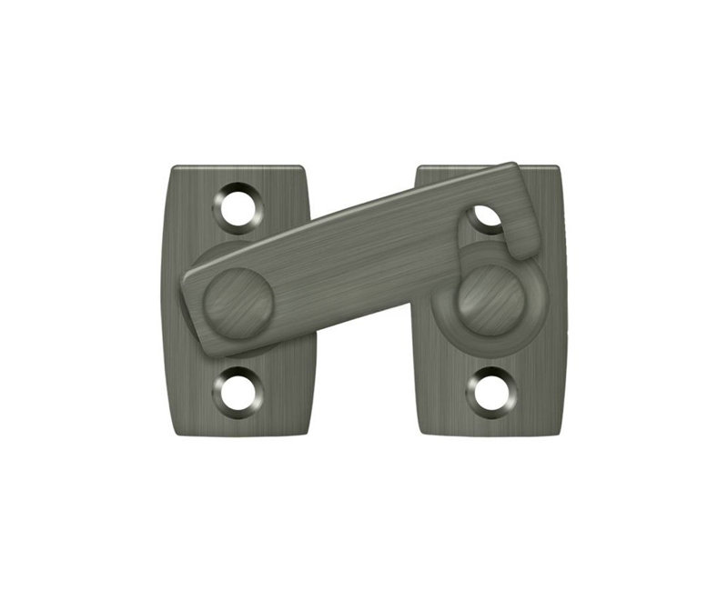 Deltana SB3178U15A Shutter Bar/Door Latch 7/8"; Antique Nickel Finish, Antique Nickel