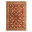 Hand Knotted Wool Oriental Area Rug in Red And Black