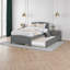 Lit plateforme Grayson avec rangement gigogne coulissant | Cadre en bois massif et design minimaliste-1331711580