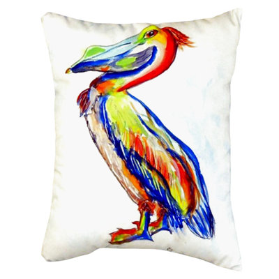 Outdoor Reversible Throw Pillow