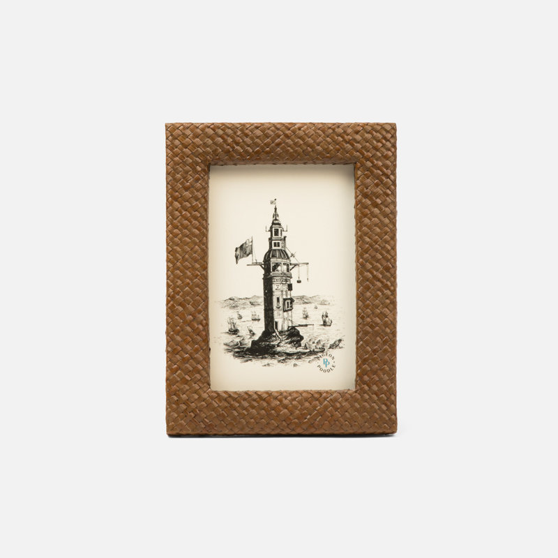 Uvita Picture Frame, Matte Oak, 4" x 6"