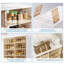 Salon portatif avec armoire à chaussures, armoire de rangement empilable avec portes et tablettes, boîte à chaussures pour garde-robe