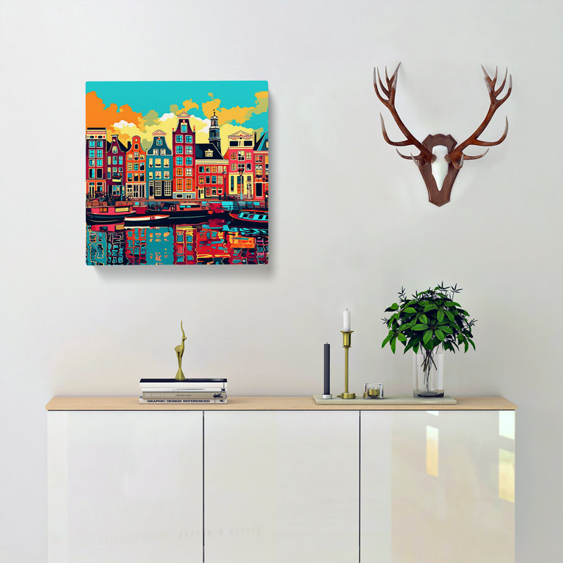 Modern Wall Art - Wrapped Canvas, 50cm H x 50cm W