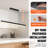 Marnie 1 - Light Matte Black Chandelier Pendant