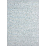 Global Recycled Standard Bubbles Hand-Woven Textural Loop Pile Recycled Rug Lagoon Blue