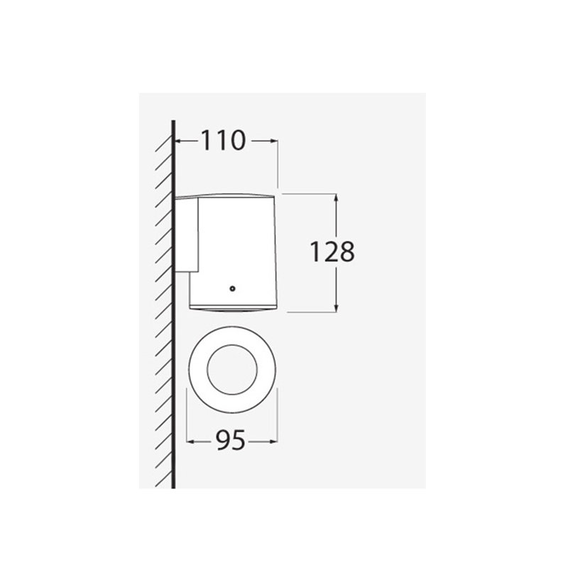 Kilby Deck Light, Grey