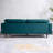 Ansonia 85" Velvet Square Arm Sofa-1178304082