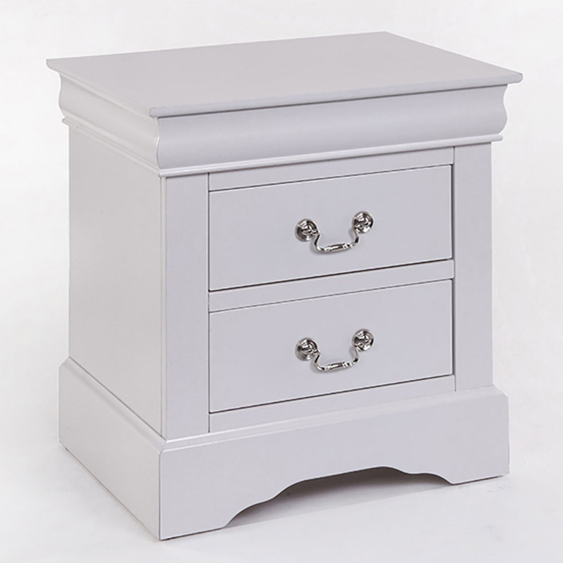 Table de bout Table de chevet moderne, Blanc