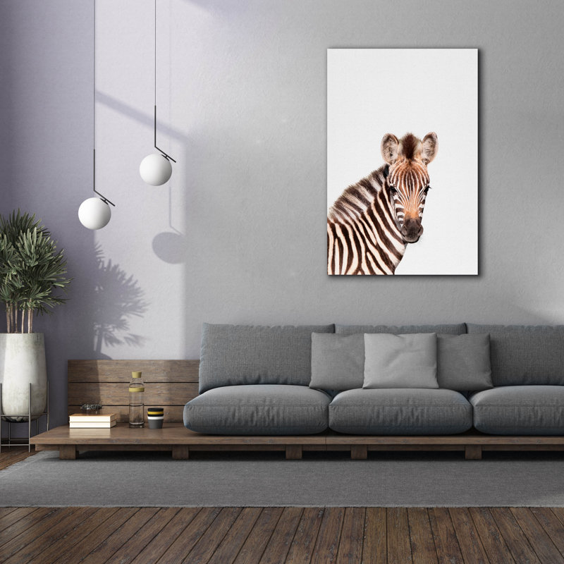 «Baby Zebra» par Tai Prints, H 60 po x l 40 po x P 1,5 po