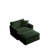 Modern Sofa  Accent Chair With Ottoman, Living Room Club Chair Chenille Upholstered Armchair , Reading Chair For , Chenille-511158-511155