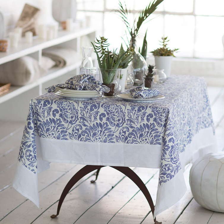 Mode Living Santorini Damask Tablecloth | Perigold