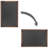 Wall Fiberboard Small - 2' - 4' Chalkboard