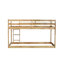 Lit simple au-dessus d'un lit mezzanine avec - Facile à grimper pour du bois massif et un sommeil paisible-214701100