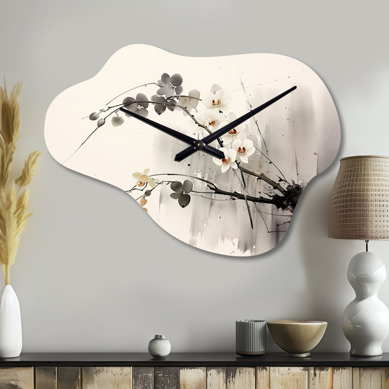 Horloge murale asiatique Asian Art Monkey III - Asian Art Cloud, Petit