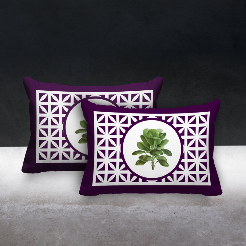  Coussin intérieur / extérieur Lumbar, Mauve