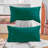 Pleated Velvet Lumbar Pillow Covers-506011739