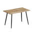 Ensemble de table de salle à manger moderne et minimaliste en bois aggloméré et en métal pour la maison et le bureau