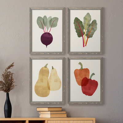 Toile encadrée organique Premium Veg IX - prête à être accrochée
