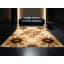 Tapis brun / beige à motif géométrique moelleux et doux-954078714