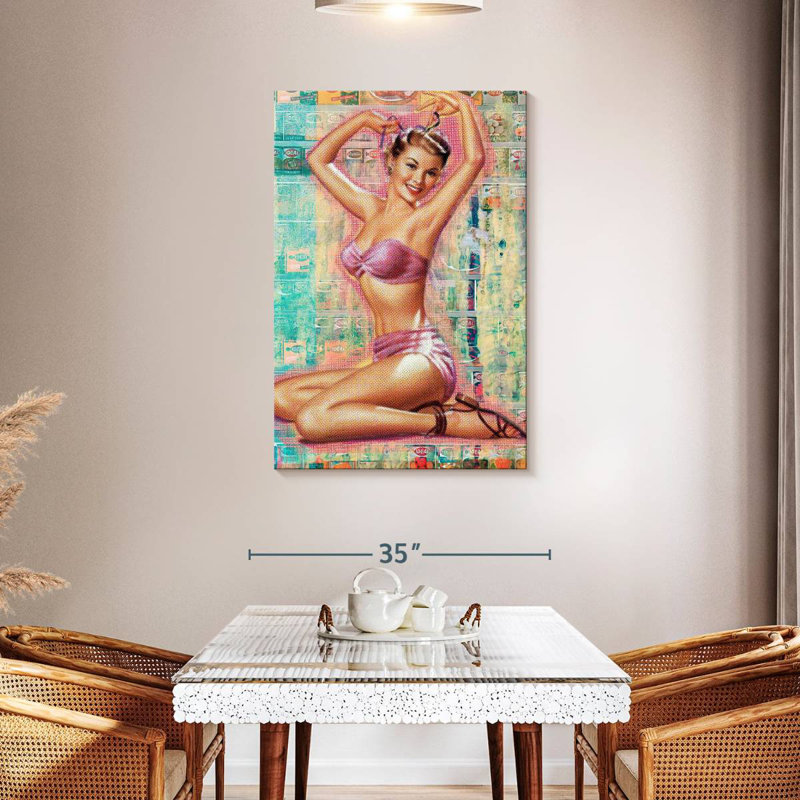 Shuttleworth Pin-Up I, 45" H x 30" W