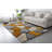 Thionville Abstract Plush Mustard/Gray/Beige Area Rug-9583005