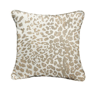 Animal Print Sunbrella® Reversible Throw Pillow