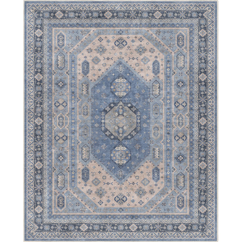  Tapis bleu Apollo Nicosia, Rectangle 9 pi 10 po x 13 pi