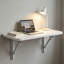 Space-saving Floating Wall-Mounted Rectangular Fold-Down Table-1487167567