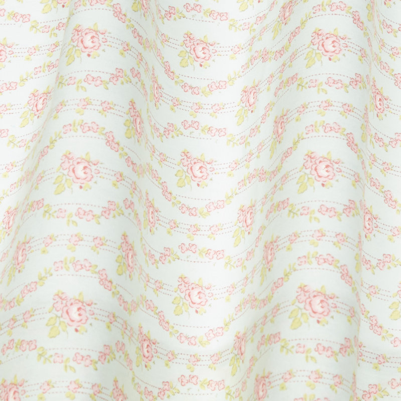 Oxford Cotton Floral Balloon Window Valance