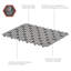 Plateau de drainage en plastique anti-dérapant HEXA-59100018-59100019