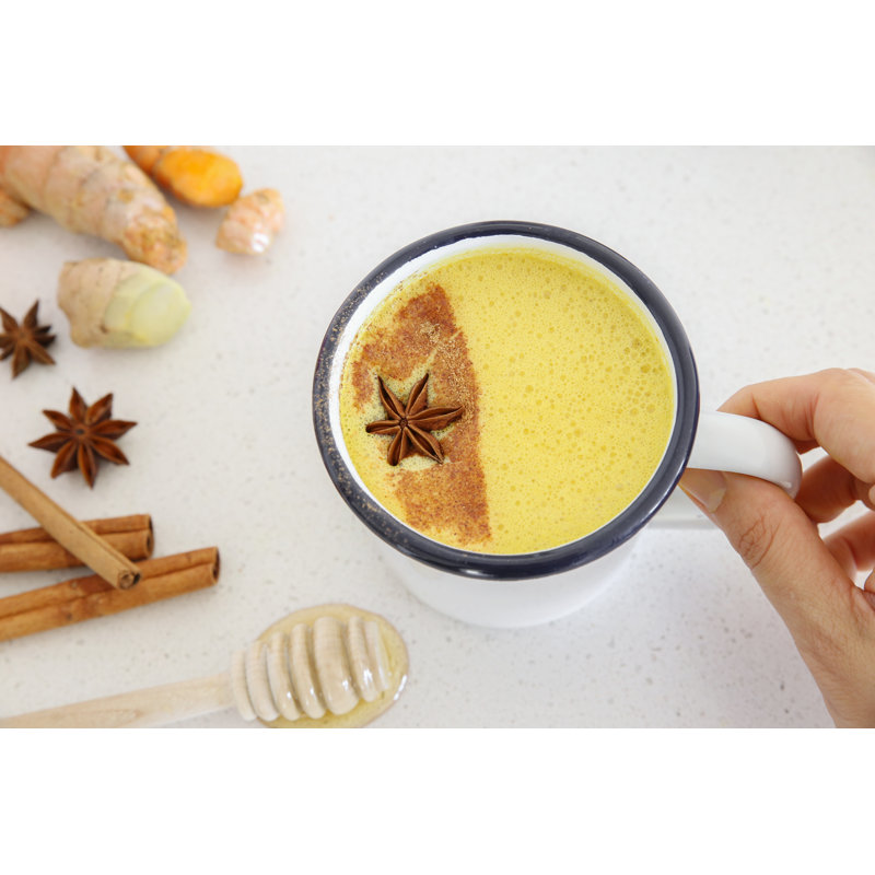 Turmeric Latte 1 Piece Wrapped Canvas Wall Art, 61cm H x 91cm W