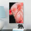 Pink Flamingo Abstract Art - Wrapped Canvas-55324790
