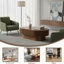Table basse ovale