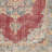 8' Red Medallion Power Loom Runner Rug