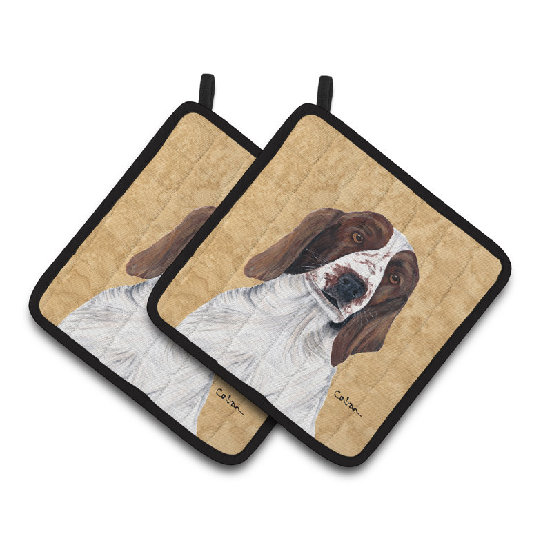 Caroline's Treasures Springer Spaniel Polyester Potholder