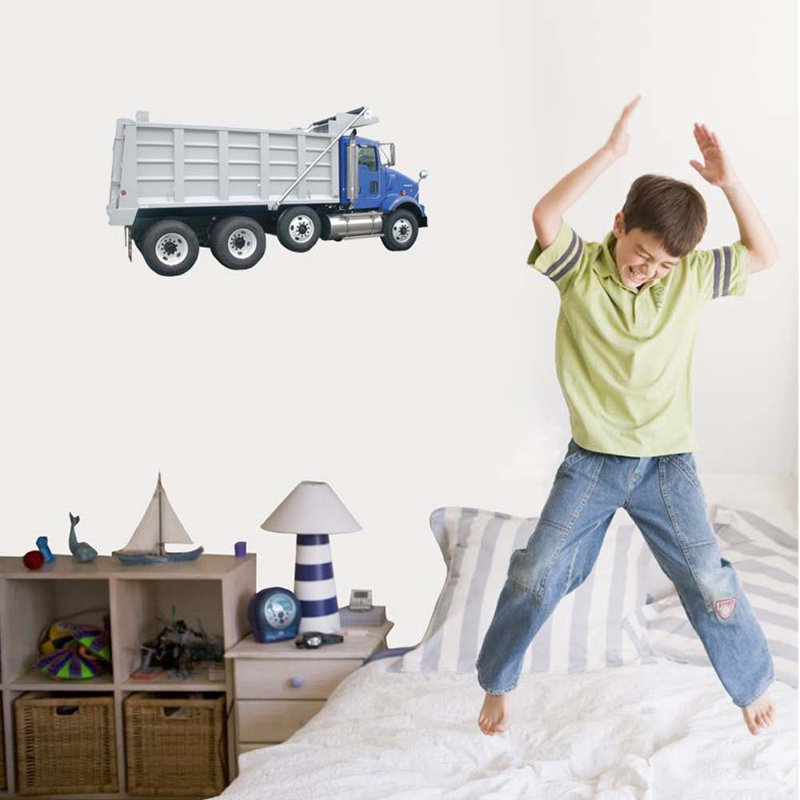 Adhésif décoratif camion à benne basculante