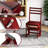Lark Manor 3-step Folding Step Ladder Chair With Bamboo Frame Convertible Ladder Stool Natural-101945227