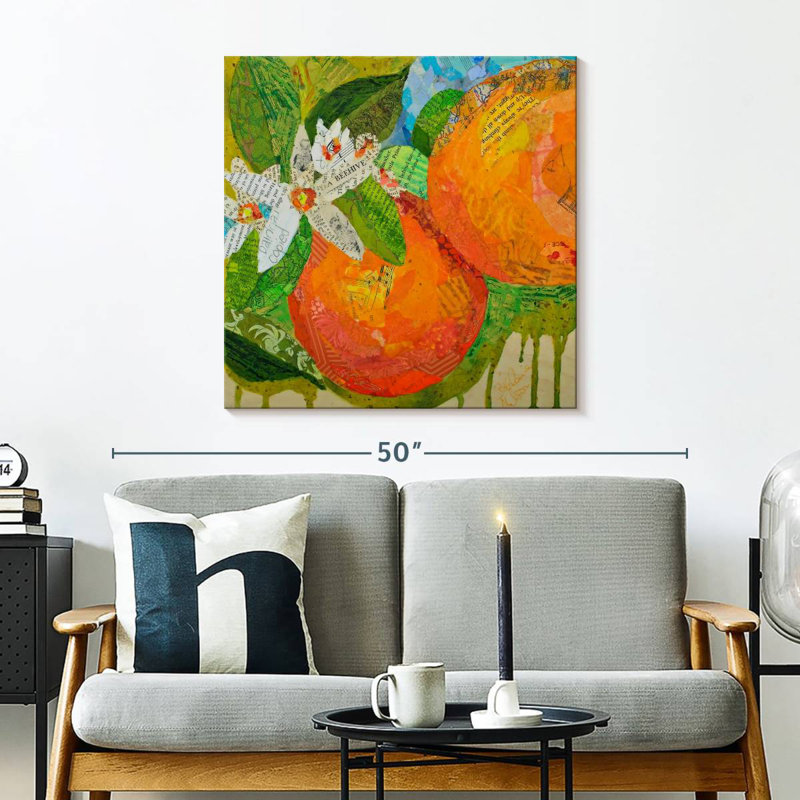 Oranges de la Floride, 30" H x 30" W