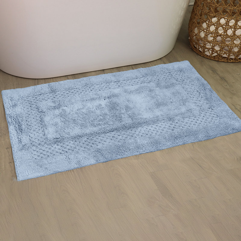 Antigona Soft Bath Rug, 21" W x 34" L, Blue