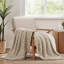 Couvre-lit en polaire Sherpa, grand doux réversible avec chaleur douillette, motif rayé pour un confort de tous les jours-105504200-105504207