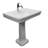 Barclay Drew 21.13'' White Vitreous China Rectangular Bathroom Sink with Overflow-43381194-46017471
