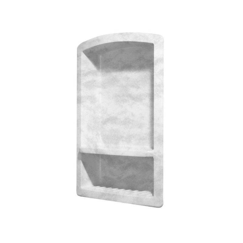 Tablette de douche à surface solide Chandler, Glace