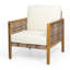 Chaise de patio avec coussins