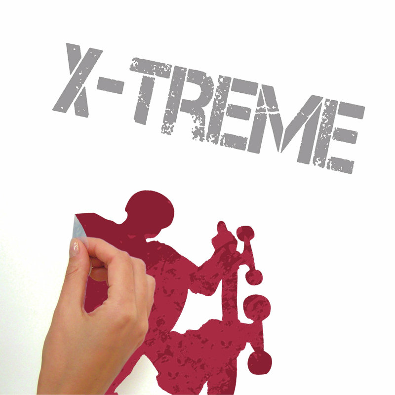 Décalcomanie murale sports extrêmes