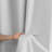 Outdoor Curtain Grommet Top, Waterproof Black Out Thermal Insulated Outdoor Bedroom Livingroom Curtains, Effective Sun and Privacy Protection Curtain, for Balcony Terrace Pergola Indoor, Single Panel, 100" W x 84" L Gray White-1054156373-1054195085