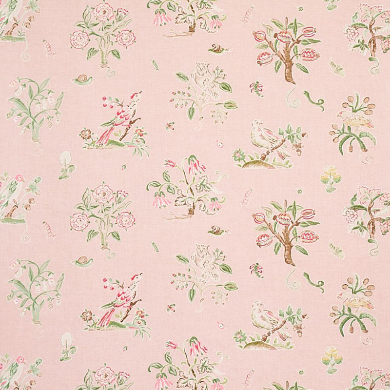 Tissu de ménagerie magique, Rosé