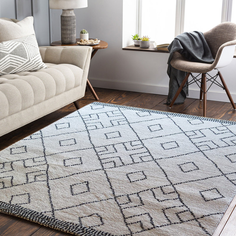 Sewell Geometric Shag Area Rug, Rectangle 120 x 170cm